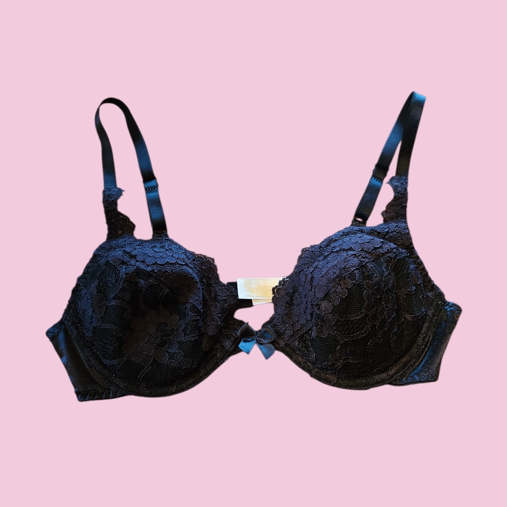 Victoria's Secret Black Lace Bra 36B